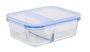 Quttin Recipiente Rectangular con 2 Compartimentos, 1.4 L (6 Unidades)