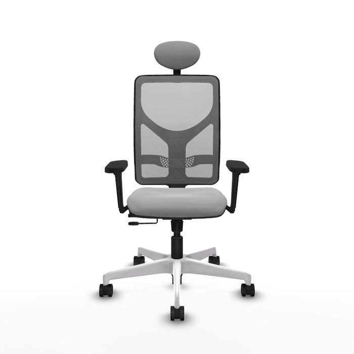 PIQUERAS Y CRESPO Silla de oficina Motilla con mecanismo Sincro/Traslack, Gris