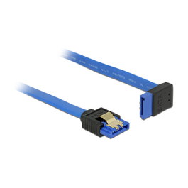 DeLOCK 84995 Cable SATA III 6 Gb/s 20cm Azul/Negro
