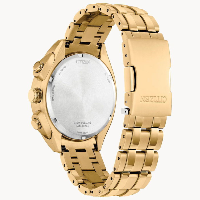 Citizen CA4542-59X Reloj con movimiento solar y esfera verde