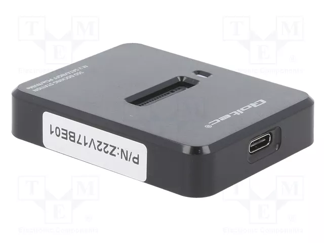 QOLTEC Estación de acoplamiento USB 3.1 Gen 2 PCI Express PnP Negro