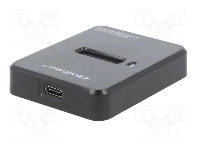 QOLTEC Estación de acoplamiento USB 3.1 Gen 2 PCI Express PnP Negro