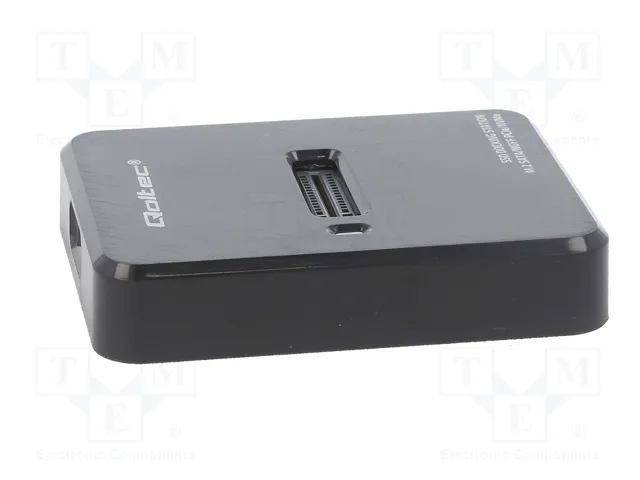 QOLTEC Estación de acoplamiento USB 3.1 Gen 2 PCI Express PnP Negro