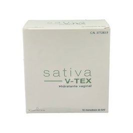 Cosmeclinik SATIVA V-Tex 16Pipetas Gel Hidratante Protector Vaginal