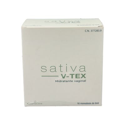 Cosmeclinik SATIVA V-Tex 16Pipetas Gel Hidratante Protector Vaginal Cosmeclinik SATIVA V-Tex 16Pipetas Gel Hidratante Protector Vaginal