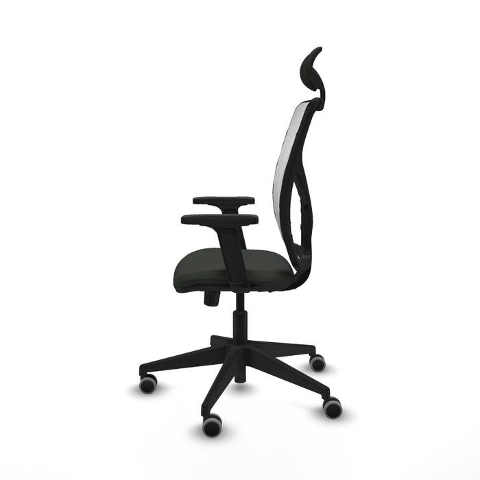 PIQUERAS Y CRESPO Silla de oficina Motilla con mecanismo Sincro, Negro y Blanco PIQUERAS Y CRESPO Silla de oficina Motilla con mecanismo Sincro, Negro y Blanco