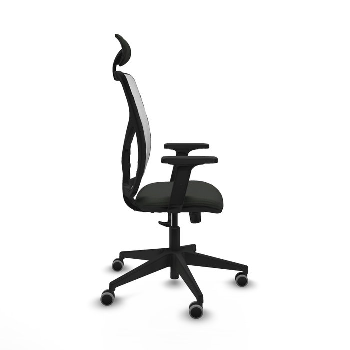 PIQUERAS Y CRESPO Silla de oficina Motilla con mecanismo Sincro, Negro y Blanco PIQUERAS Y CRESPO Silla de oficina Motilla con mecanismo Sincro, Negro y Blanco