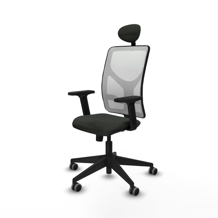 PIQUERAS Y CRESPO Silla de oficina Motilla con mecanismo Sincro, Negro y Blanco PIQUERAS Y CRESPO Silla de oficina Motilla con mecanismo Sincro, Negro y Blanco
