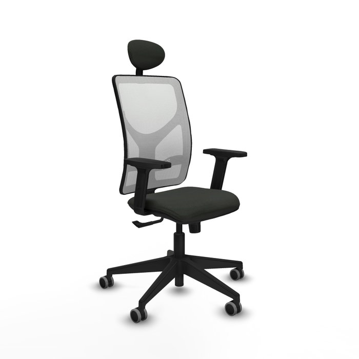 PIQUERAS Y CRESPO Silla de oficina Motilla con mecanismo Sincro, Negro y Blanco PIQUERAS Y CRESPO Silla de oficina Motilla con mecanismo Sincro, Negro y Blanco
