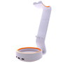 EXQUISITE GAMING Cable Guy Powerstand SP2 White Soporte de Carga para Mandos y Auriculares con Iluminación Halo