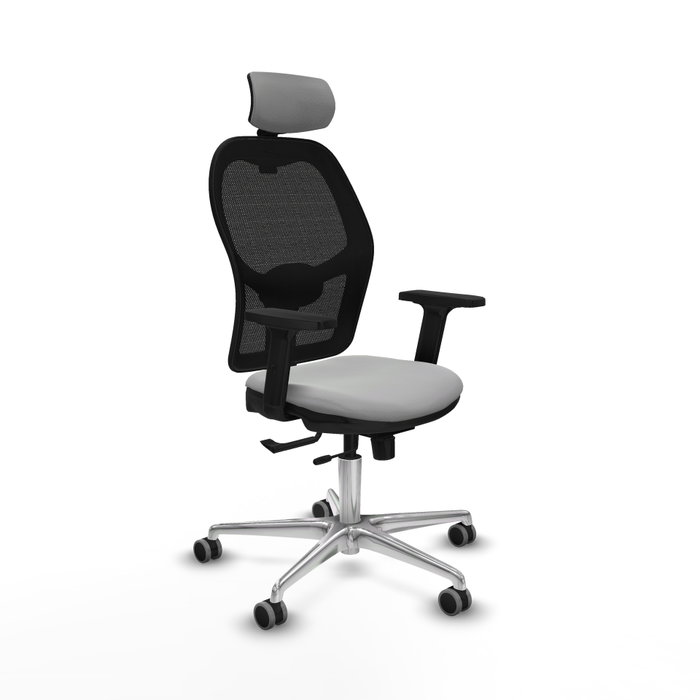 PIQUERAS Y CRESPO Silla de oficina Jorquera Sincro/Traslack Gris claro y Negro PIQUERAS Y CRESPO Silla de oficina Jorquera Sincro/Traslack Gris claro y Negro