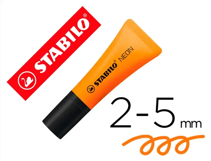Stabilo Marcador Fluorescente Neon Naranja Caja 10 Ud Stabilo Marcador Fluorescente Neon Naranja Caja 10 Ud