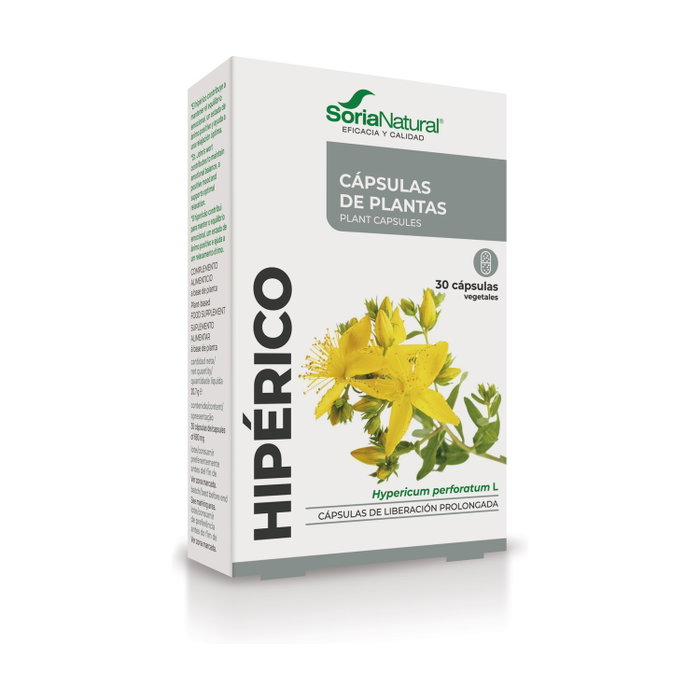 Soria Natural Cápsulas Hipérico 30 cápsulas de liberación prolongada Soria Natural Cápsulas Hipérico 30 cápsulas de liberación prolongada