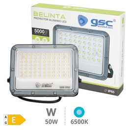 GSC Evolution Proyector aluminio LED Belinta 50W 6500K Negro