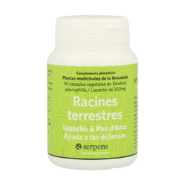 Serpens-Aborigen RACINES TERRESTRES (Lapacho) 90 cápsulas 300mg suplemento detoxificante