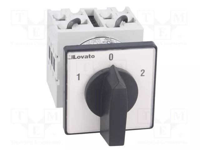 LOVATO ELECTRIC Interruptor Reversible 20A 1-0-2 de 3 Posiciones