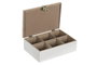 DKD Home Decor Caja Infusiones Coffee Club Urban Multicolor 16 x 7.5 x 24 cm (4 Unidades)