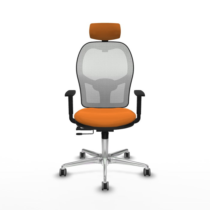 PIQUERAS Y CRESPO Silla de oficina Jorquera Naranja y Blanco PIQUERAS Y CRESPO Silla de oficina Jorquera Naranja y Blanco