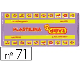 Jovi Plastilina 71 Lila Unidad Tamaño Mediano Pasta Vegetal Moldeable +150g