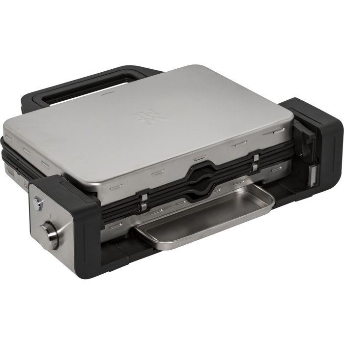 WMF Lono Contact Grill 2 en 1, 2100 W, Negro/Plata