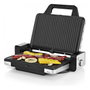 WMF Lono 0415110011 Grill de Contacto 2 en 1 Negro, 2100 W, 1300 cm2, Plancha Antiadherente, Placas de Aluminio, Acero Inoxidable