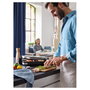 WMF Lono 0415110011 Grill de Contacto 2 en 1 Negro, 2100 W, 1300 cm2, Plancha Antiadherente, Placas de Aluminio, Acero Inoxidable