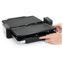 WMF Lono 0415110011 Grill de Contacto 2 en 1 Negro, 2100 W, 1300 cm2, Plancha Antiadherente, Placas de Aluminio, Acero Inoxidable