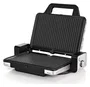 WMF Lono Contact Grill 2 en 1, 2100 W, Negro/Plata