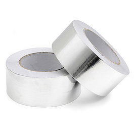 DUVER Cinta de Aluminio Autoadhesiva Plata 50 mm x 50 m