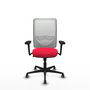 PIQUERAS Y CRESPO Silla de oficina Zulema con Mecanismo Sincro, Rojo y Blanco