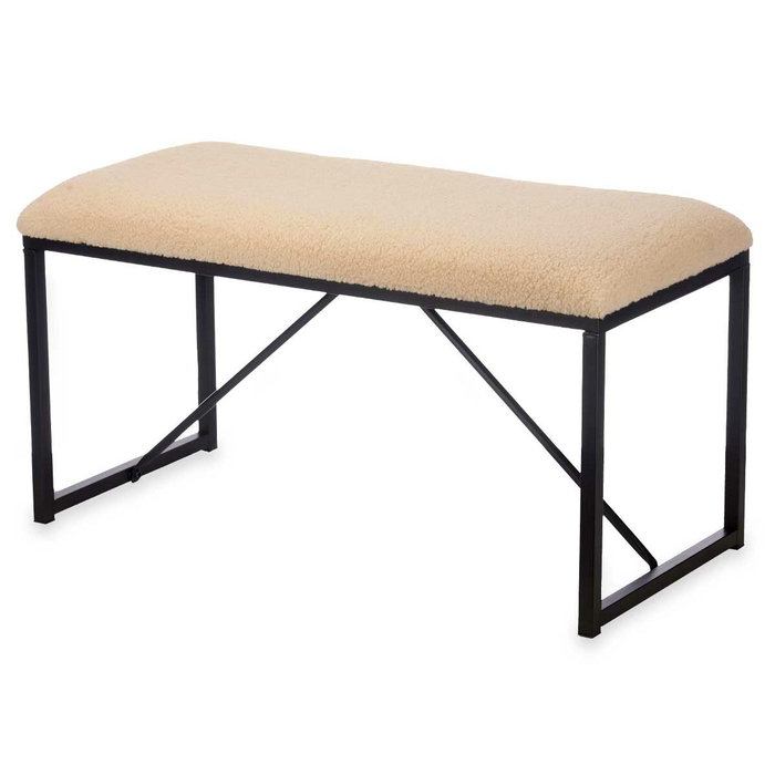 Giftdecor Banco Borreguito Beige Giftdecor Banco Borreguito Beige