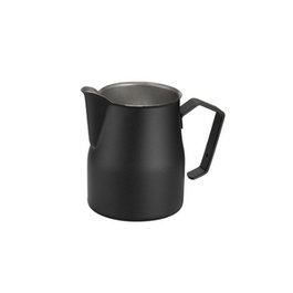 Barista - Jarra de Acero Inoxidable Negro Mate 0.35L (35cl) - Jarra Barista para Cafetería