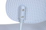 DKD Home Decor Silla PP Metal Azul Celeste Apilable