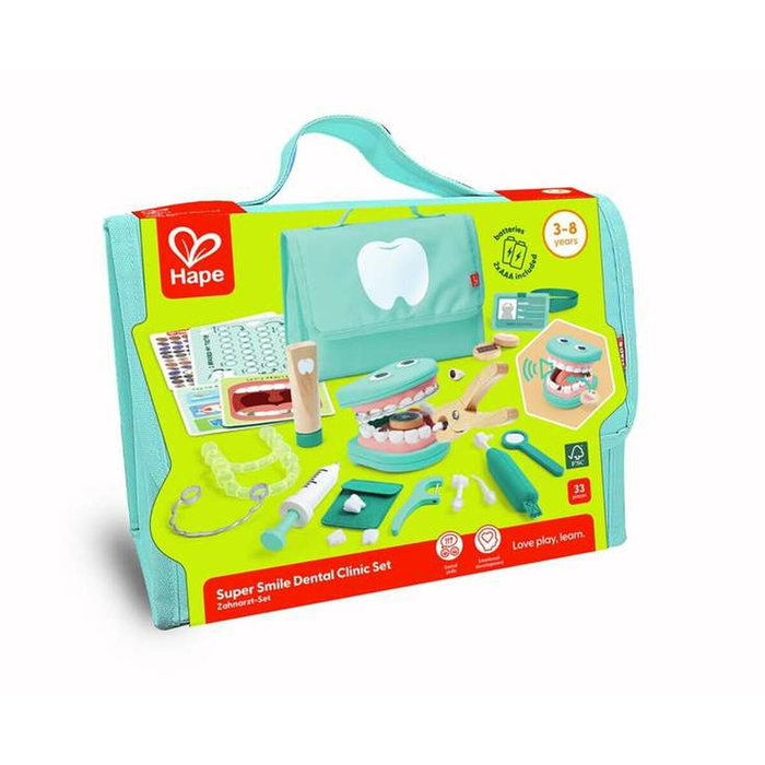 Hape Maletín Pequeño Dentista Playset 3-8 Y Hape Maletín Pequeño Dentista Playset 3-8 Y