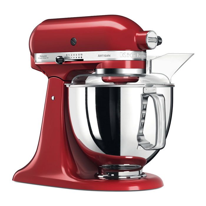 Kitchenaid Robot Línea Artisan 5KSM175 PS EER Rojo 4,8L Robot de Cocina Doméstico de Alto Rendimiento con Acción Planetaria Kitchenaid Robot Línea Artisan 5KSM175 PS EER Rojo 4,8L Robot de Cocina Doméstico de Alto Rendimiento con Acción Planetaria