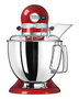 Kitchenaid Robot Línea Artisan 5KSM175 PS EER Rojo 4,8L Robot de Cocina Doméstico de Alto Rendimiento con Acción Planetaria