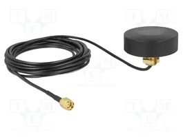 DeLOCK Antena WLAN 802.11 b/g/n RP-SMA 2 dBi con cable RG-174 1,5 m para exteriores negro