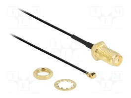 DeLOCK 88417 Cable de antena I-PEX M a SMA hembra de 35 cm