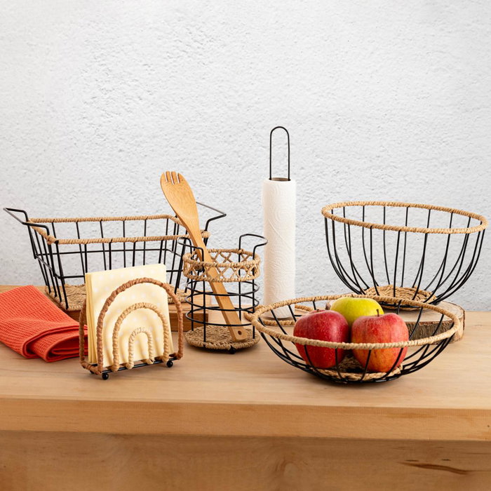 Cesta Alta Acero Carbono Trend Quid 27,5x27,5x15 cm (12 Unidades) Cesta Alta Acero Carbono Trend Quid 27,5x27,5x15 cm (12 Unidades)