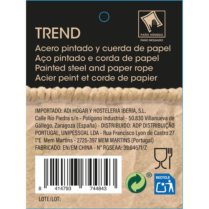 Cesta Alta Acero Carbono Trend Quid 27,5x27,5x15 cm (12 Unidades) Cesta Alta Acero Carbono Trend Quid 27,5x27,5x15 cm (12 Unidades)