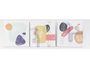 DKD Home Decor Cuadro Lienzo Pino 40x1,8x40 Abstracto Surtido de 3