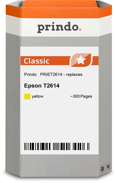 Prindo Cartucho de tinta amarillo PRIET2614 Classic Prindo Cartucho de tinta amarillo PRIET2614 Classic
