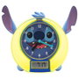Lexibook Reloj Cuentacuentos y Luces Disney Stitch Educativo Inglés con Temporizador de Sueño y Luz Nocturna