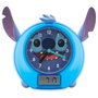 Lexibook Reloj Cuentacuentos y Luces Disney Stitch Educativo Inglés con Temporizador de Sueño y Luz Nocturna