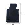 OCC Design Alfombrilla a Medida BMW E88 Serie 1 Cabrio (2008-2014) 5PZ