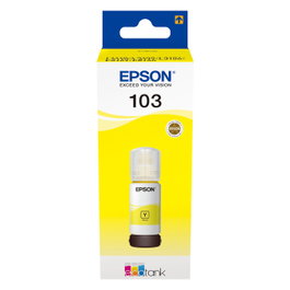 Epson C13T00S44A Cartucho Original Ink 103 Color Amarillo 70 ml para Impresoras L1110, L3100, L3110, L3150, L5190