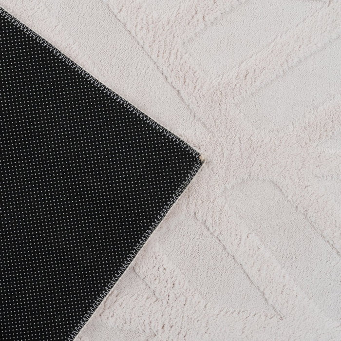 Alfombra Geométrico Crudo Poliester 80 X 1,70 X 150 cm Alfombra Geométrico Crudo Poliester 80 X 1,70 X 150 cm