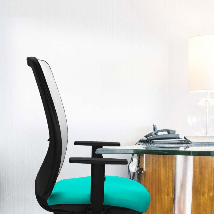 PIQUERAS Y CRESPO Silla de oficina Zulema con Mecanismo Sincro, Crema y Negro PIQUERAS Y CRESPO Silla de oficina Zulema con Mecanismo Sincro, Crema y Negro