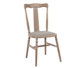 DKD Home Decor Silla Cedro Poliéster Natural Beige