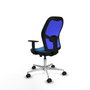 PIQUERAS Y CRESPO Silla de oficina Jorquera Azul con mecanismo Sincro/Traslack